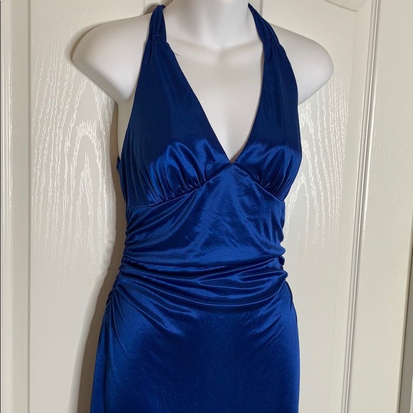 ⭐️ B. DARLIN BLUE FORMAL DRESS SIZE 7/8 (FLAWS) - Picture 2 of 7